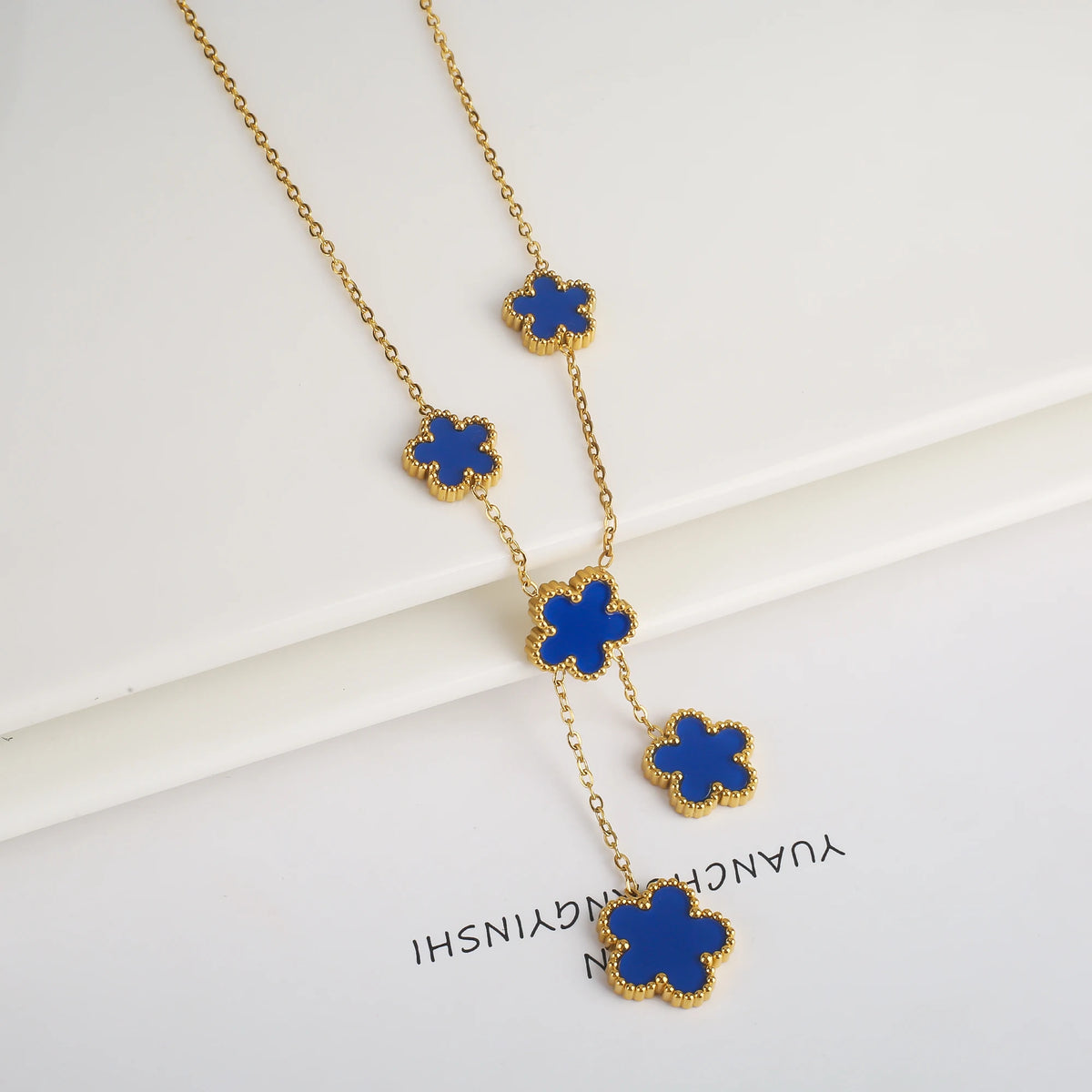 Clover Flower Adjustable Stainless Steel Bracelet