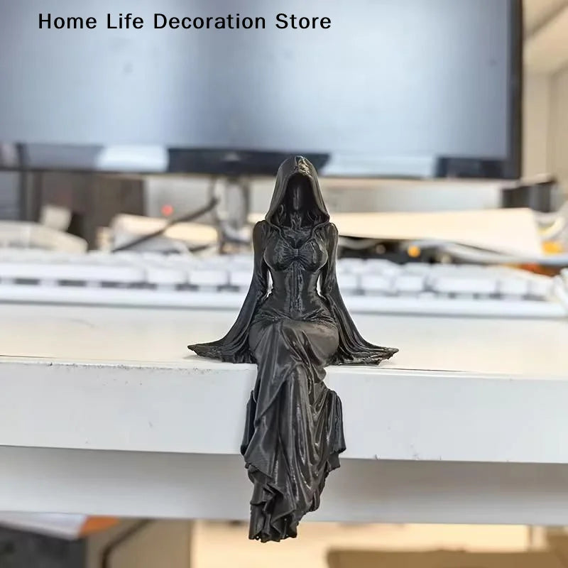 Sitting Reaper Figurine