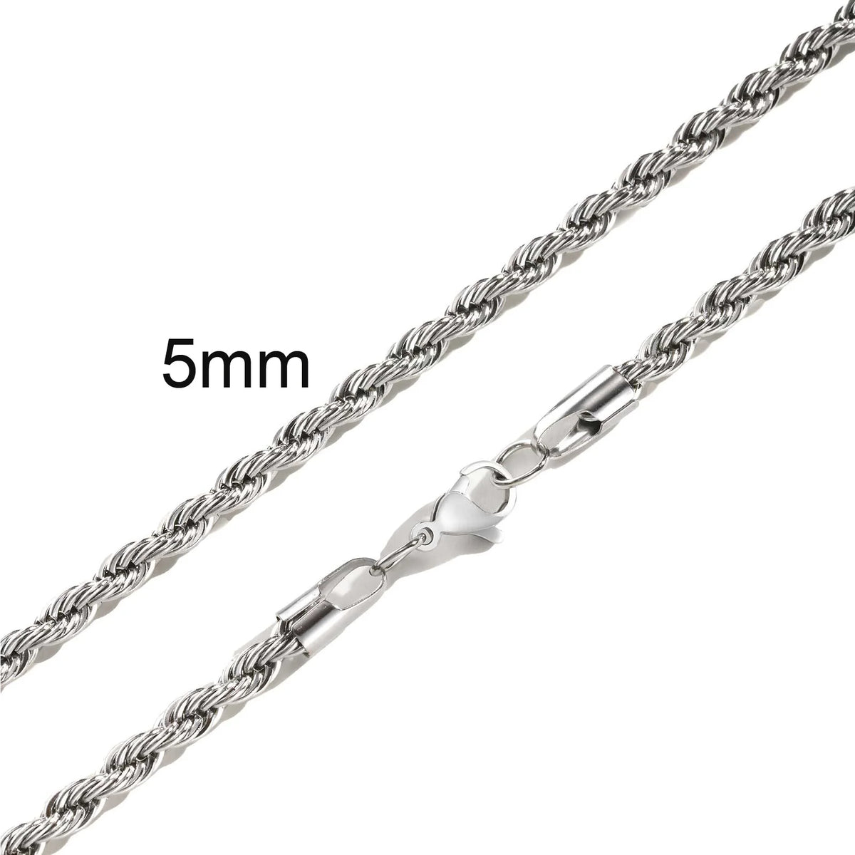 Punk Vintage Gold Rope Chain Necklace