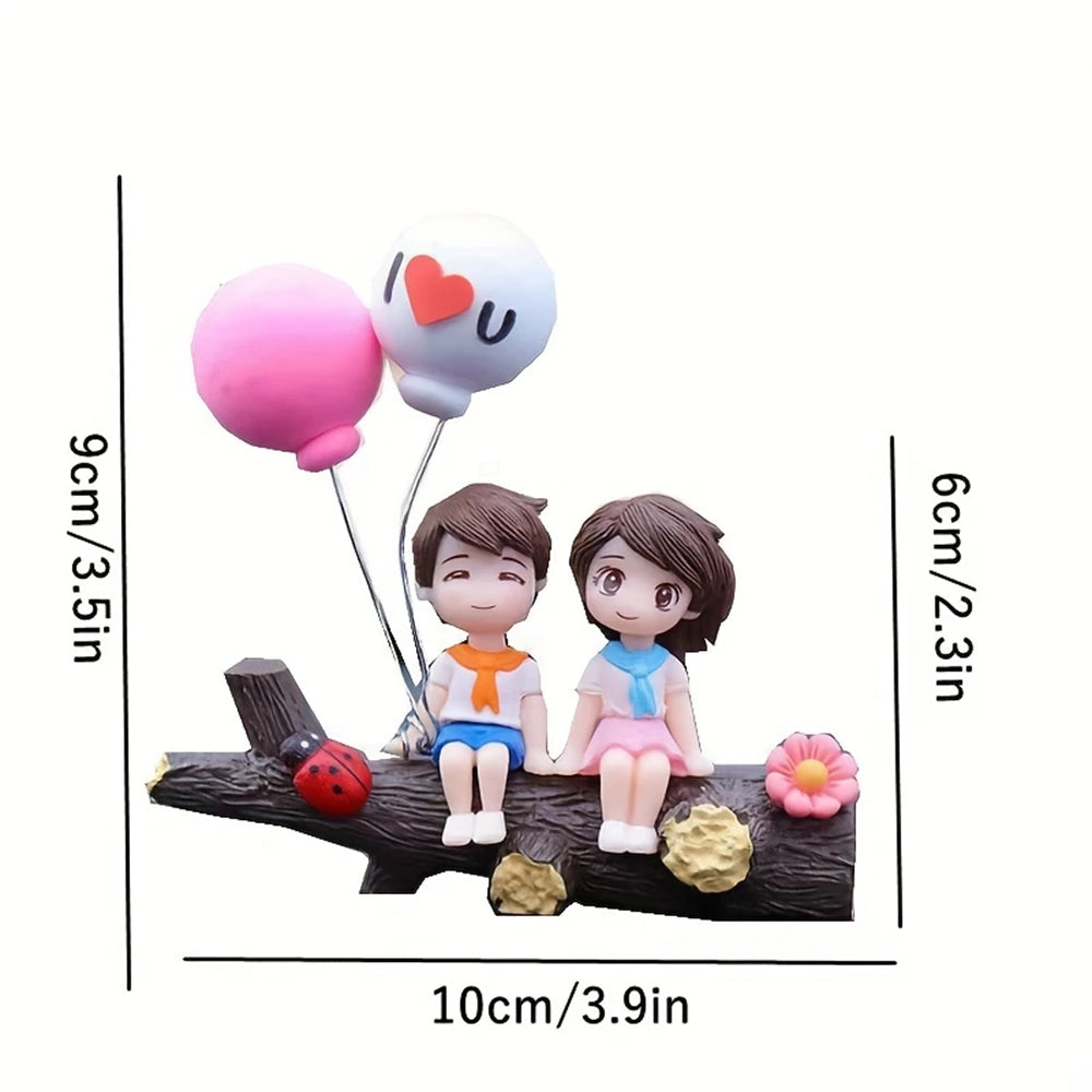 Tree Branch Couple Car Ornament
