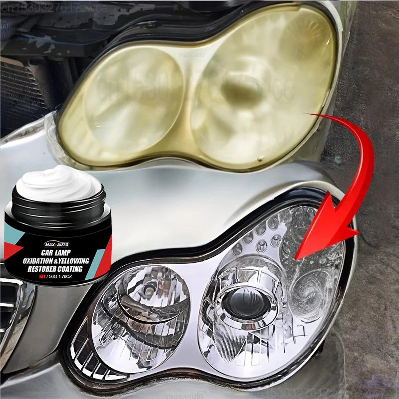 Car Headlight Restoration Polishing Kit