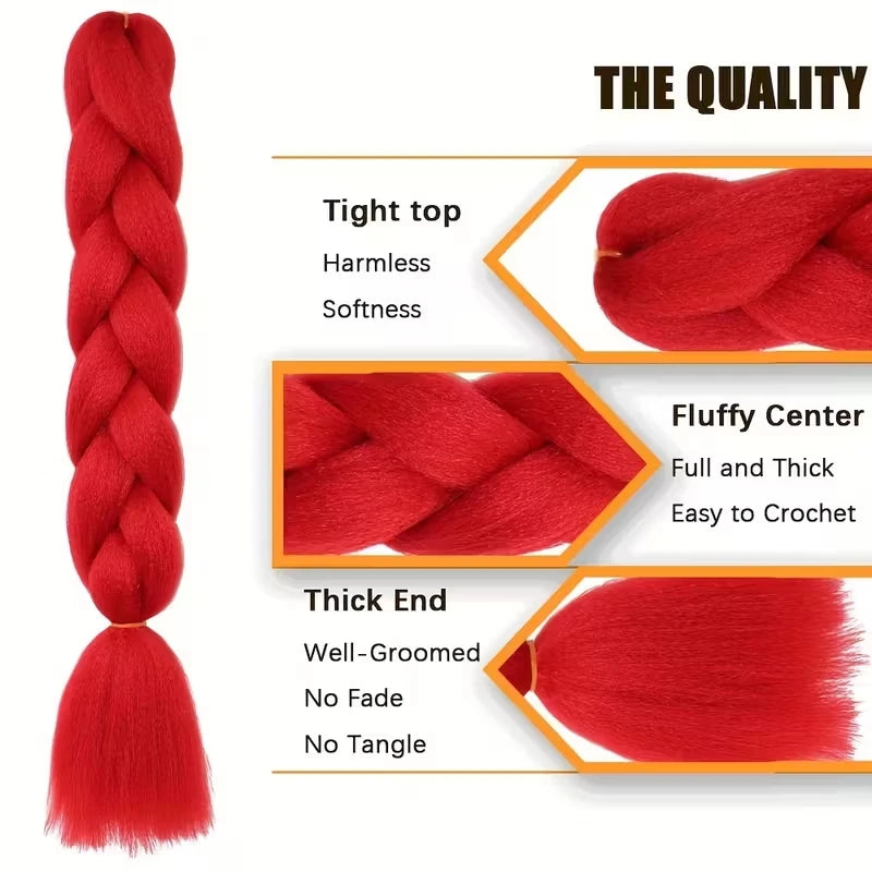 24" Jumbo Braiding Hair