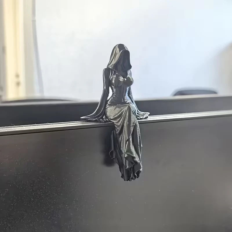 Seated Reaper Figurine