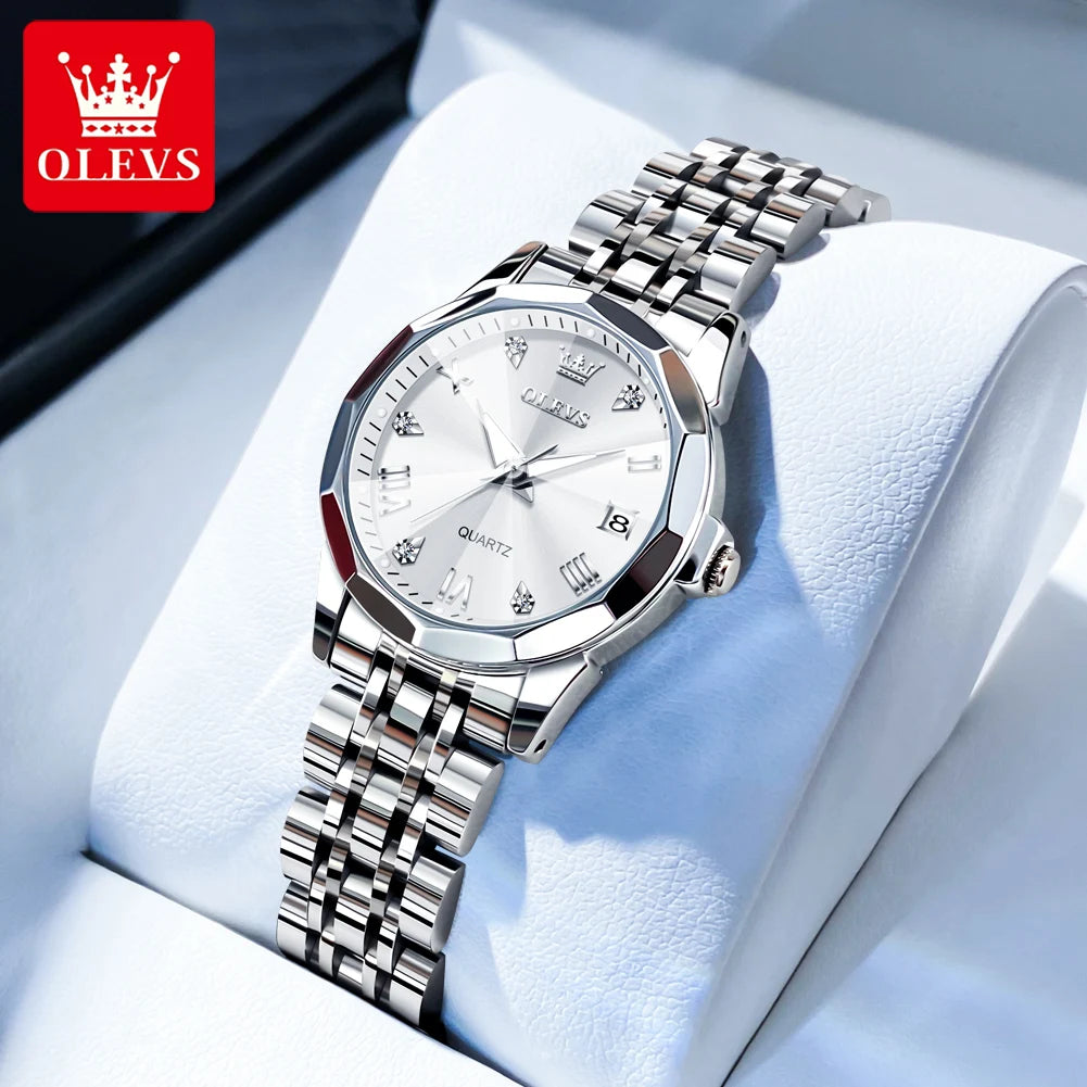 OLEVS 9931 Luxury Couple Quartz Watch