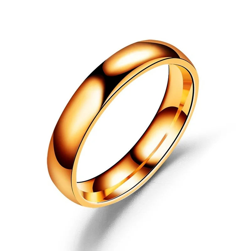 Minimalist Titanium Wedding Ring 4mm & 6mm