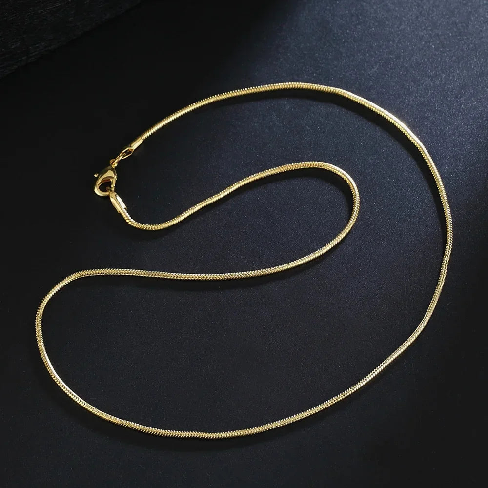 Gold Plated Snake Chain Necklace
