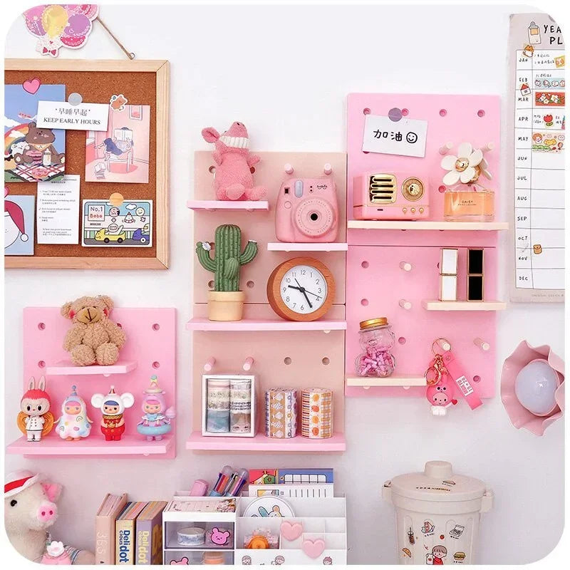 Punch-Free Pegboard Wall Organizer
