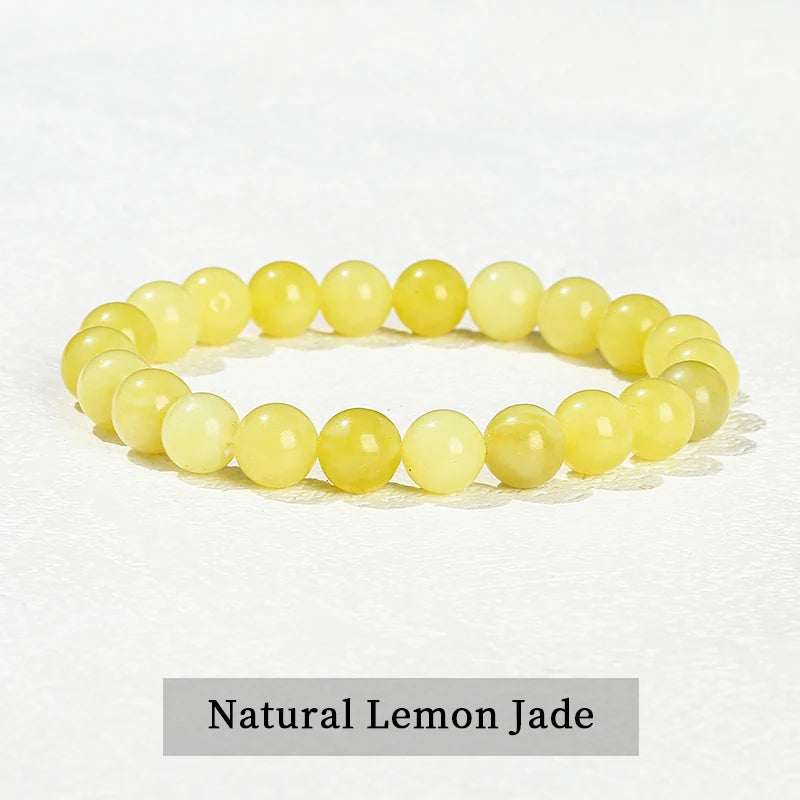 Natural Stone Bead Bracelet – Amethyst, Tiger Eye & Crystal Design for Men & Women