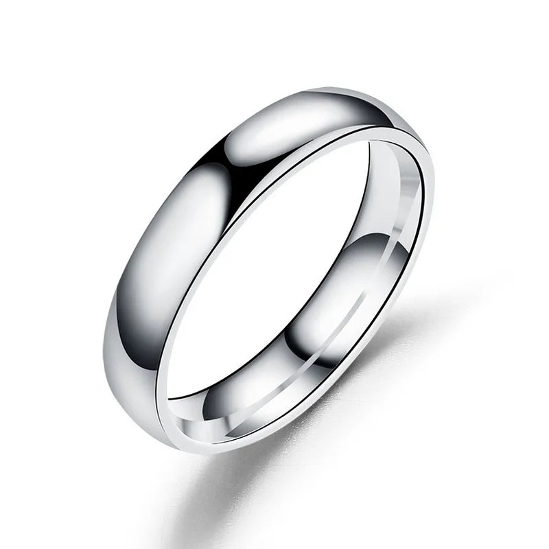6mm Titanium Unisex Minimalist Wedding Ring