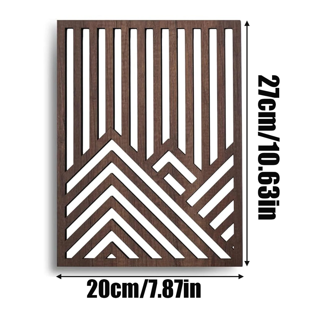 Retro Wooden Wall Art Set
