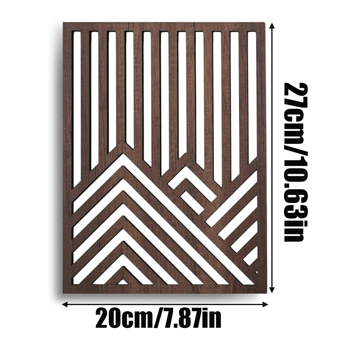 Retro Wooden Wall Art Set