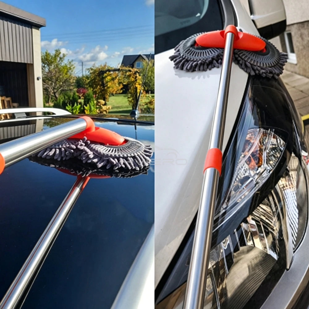 Car Cleaning Wash Kit Microfiber Brush Mop