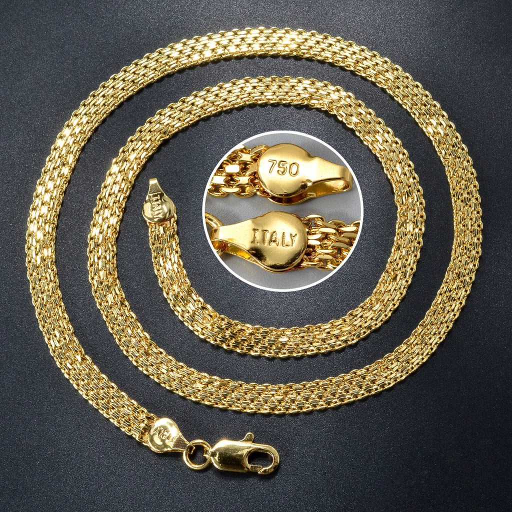 Textured Link Chain Necklace
