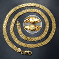 Textured Link Chain Necklace