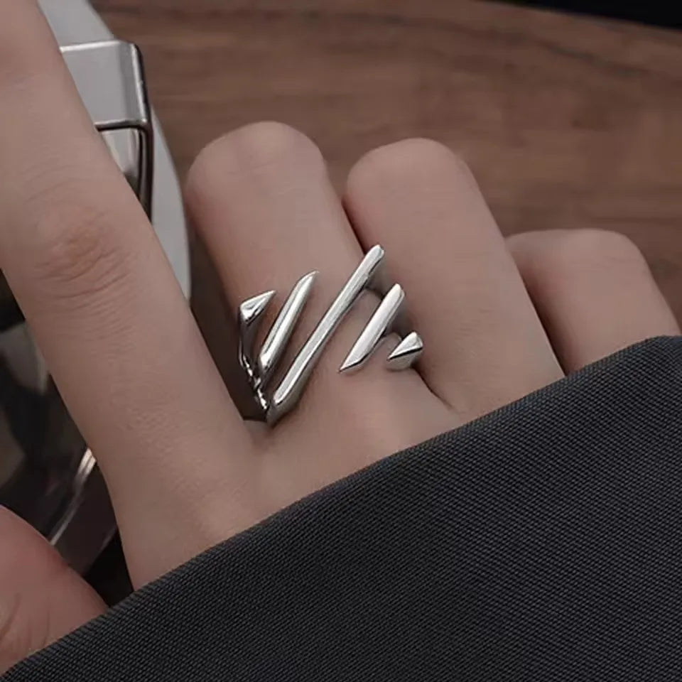 925 Sterling Silver Retro Flower Ring
