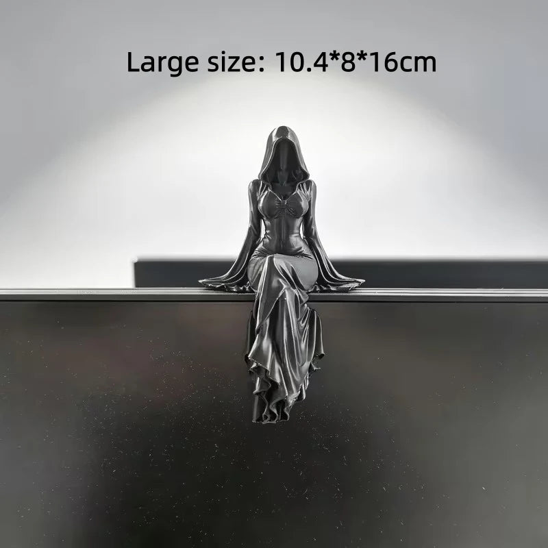 Seated Reaper Figurine