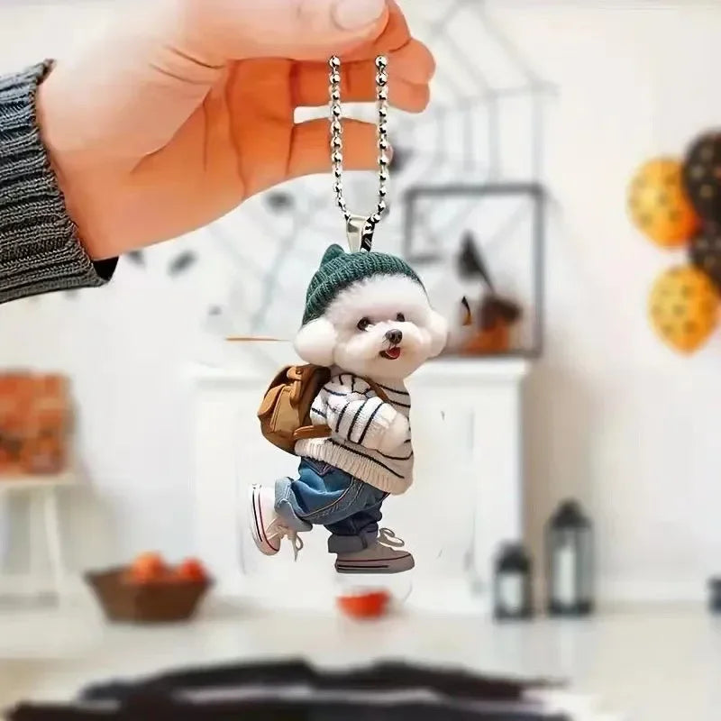 Puppy Car Hanging Ornament