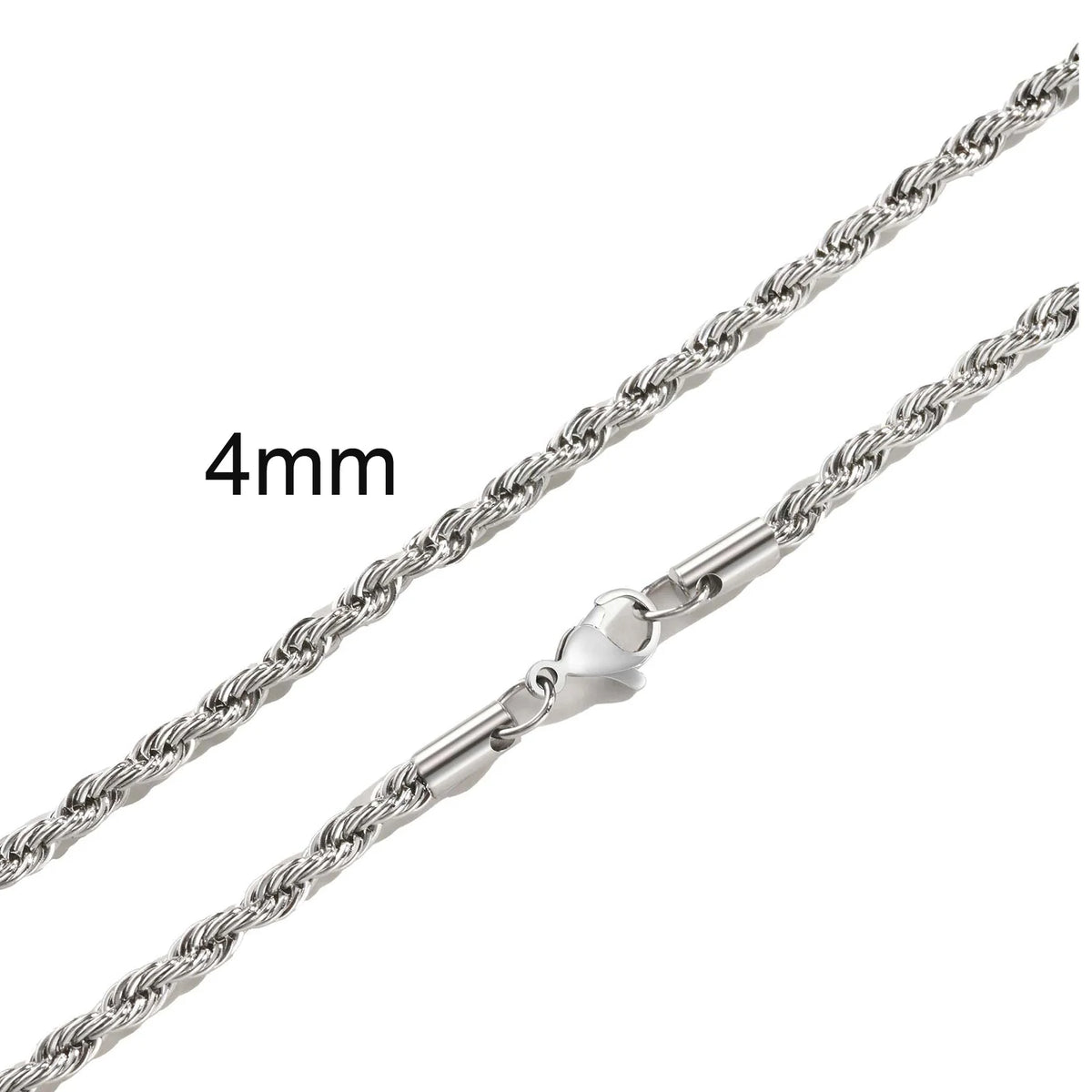 Punk Vintage Gold Rope Chain Necklace
