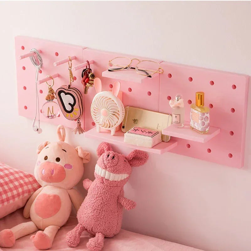 Punch-Free Pegboard Wall Organizer