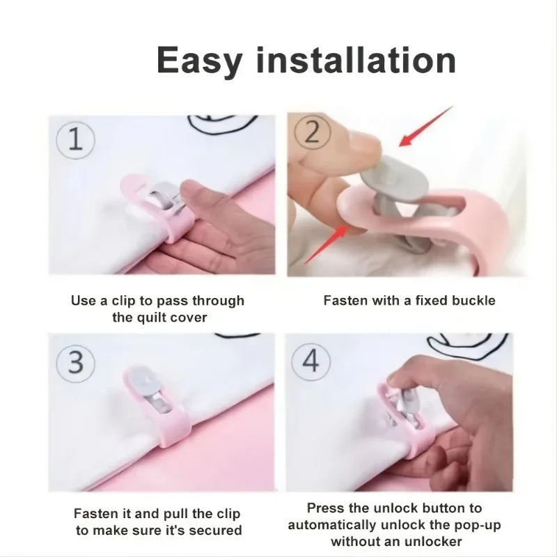 10-Piece Bed Sheet Clips