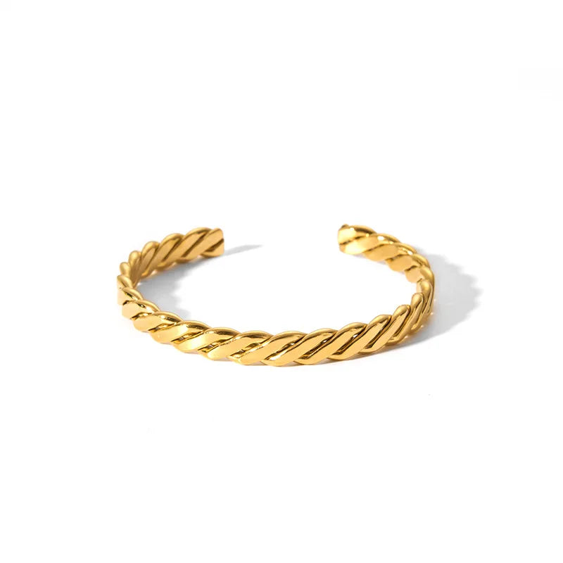Elegant CZ Stainless Steel Women’s Bracelet