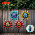 Metal Flower Ornaments Set