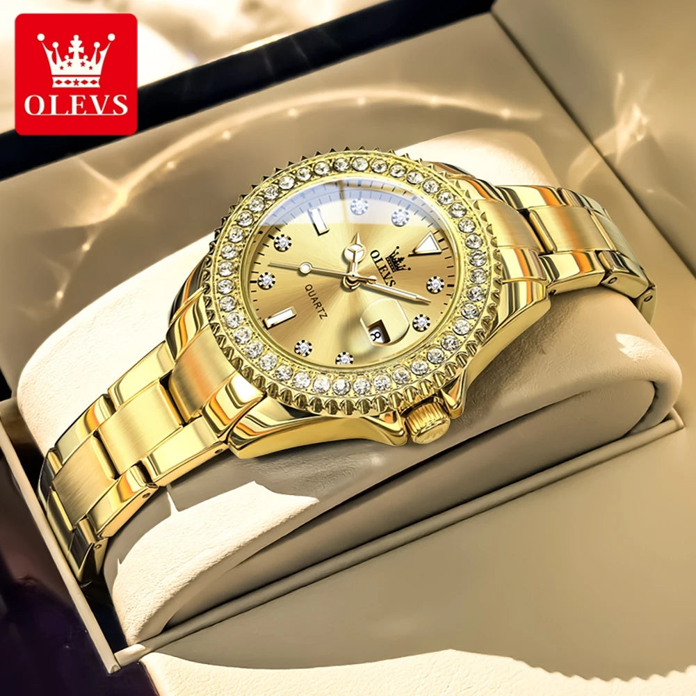OLEVS Women’s Elegant Quartz Watch Gift Set