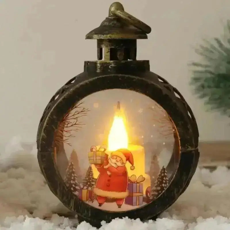 Round Glass Lantern