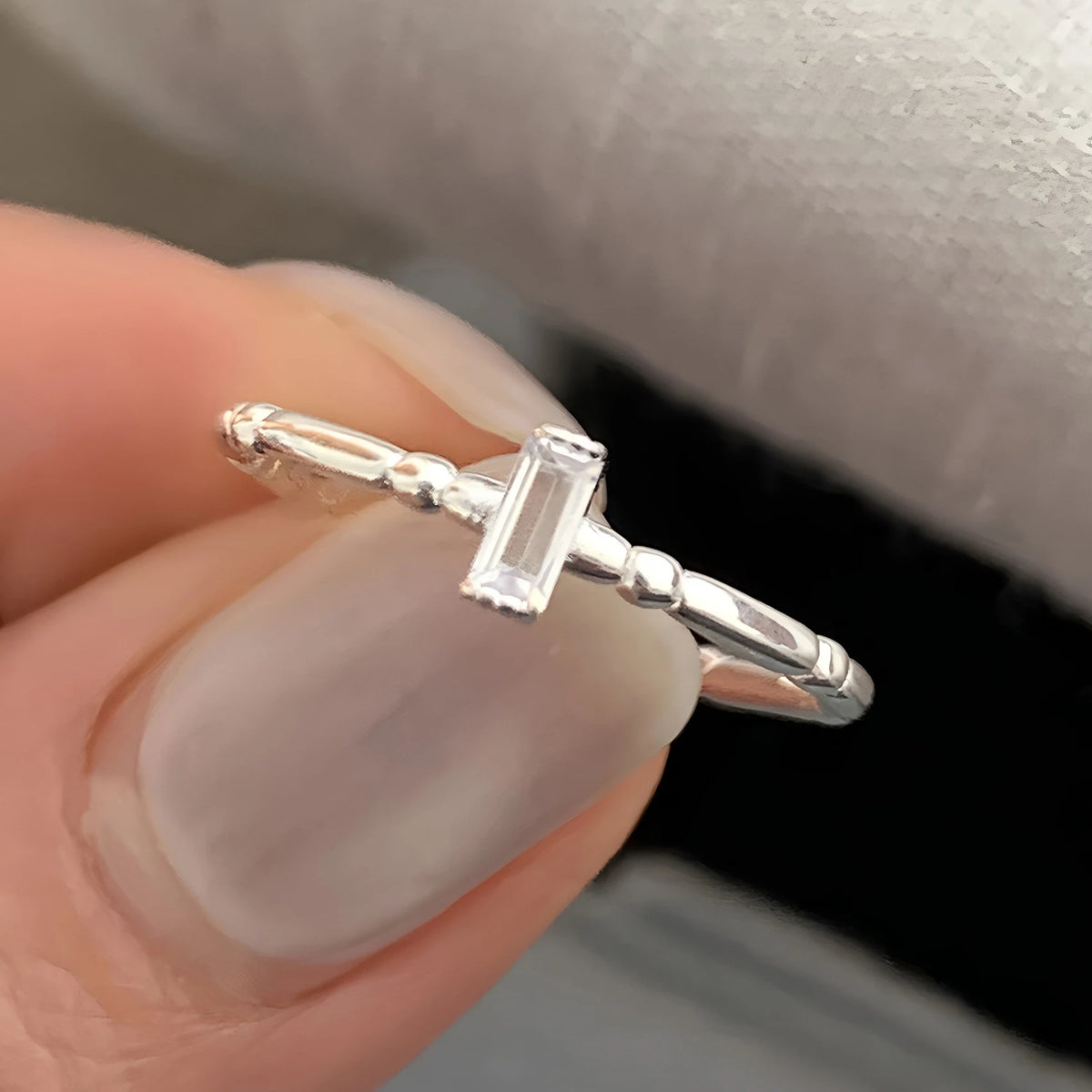 925 Sterling Silver Retro Flower Ring