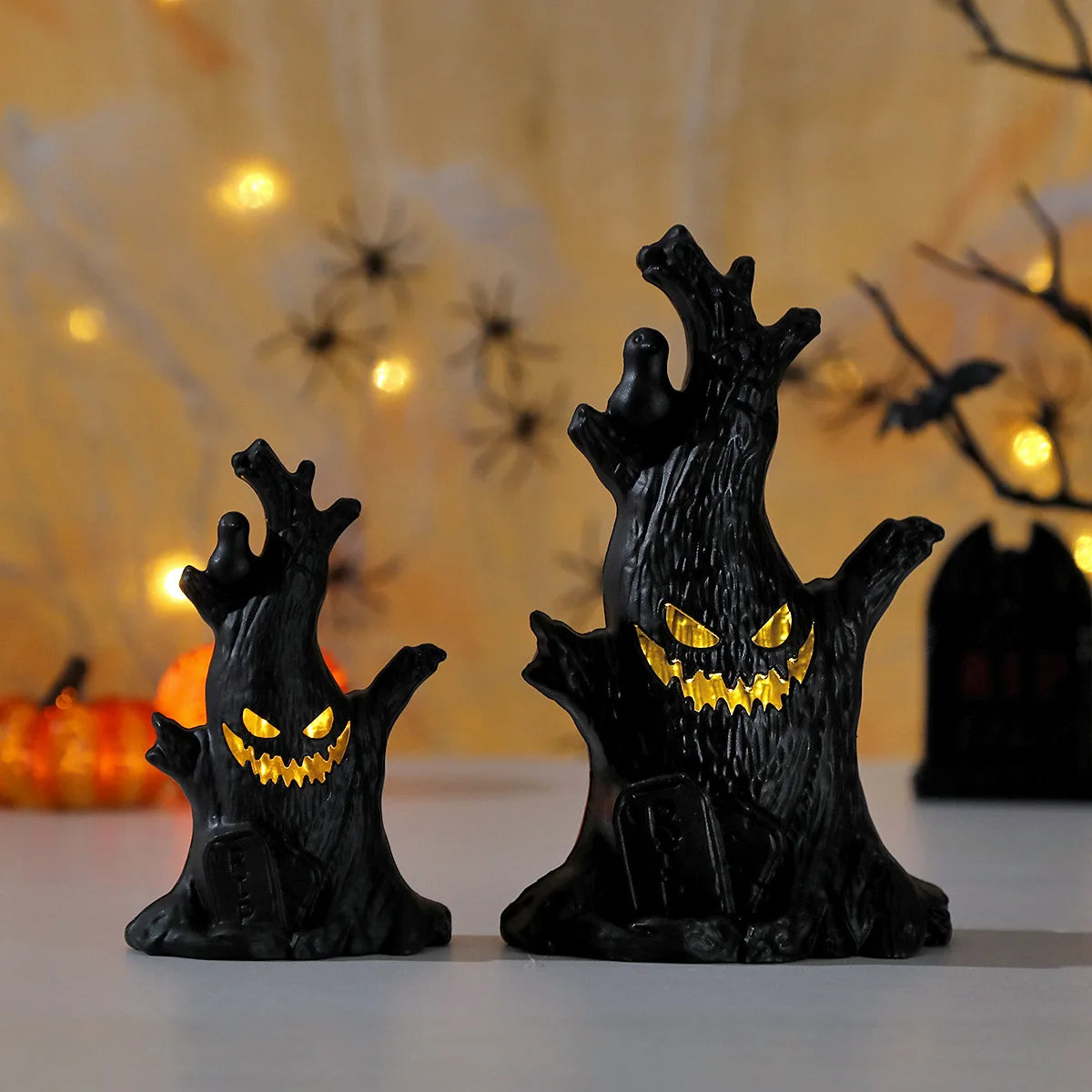 LED Pumpkin and Ghost Light
