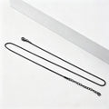 Gold Stainless Steel Box Chain Necklace 1.2mm