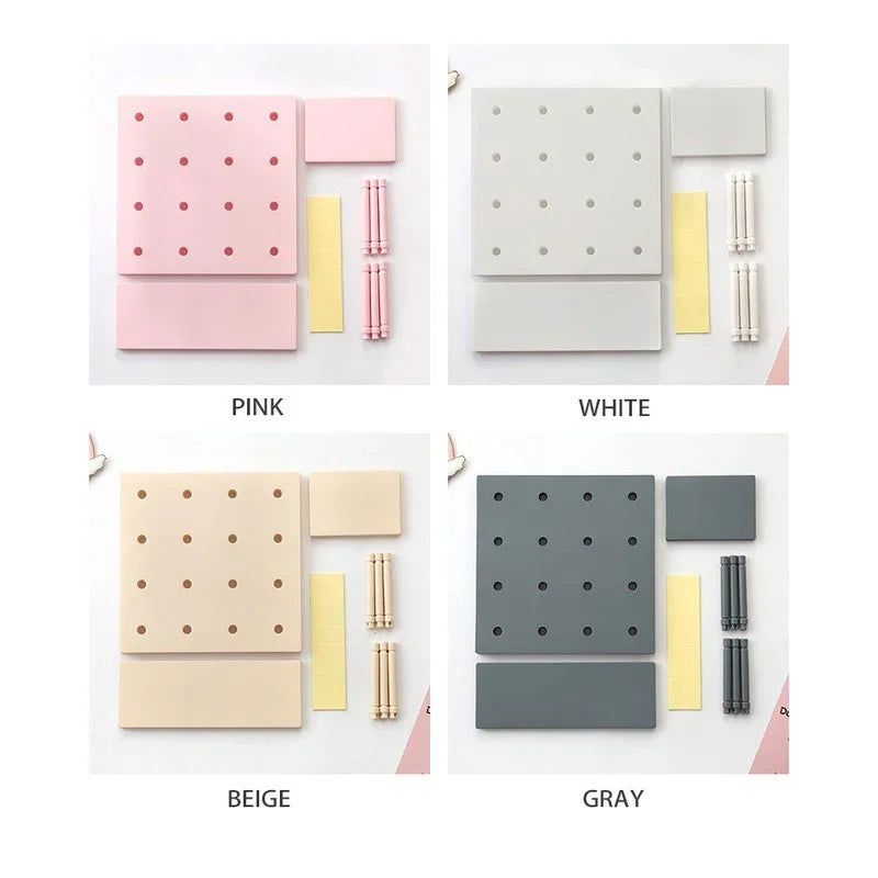 Punch-Free Pegboard Wall Organizer