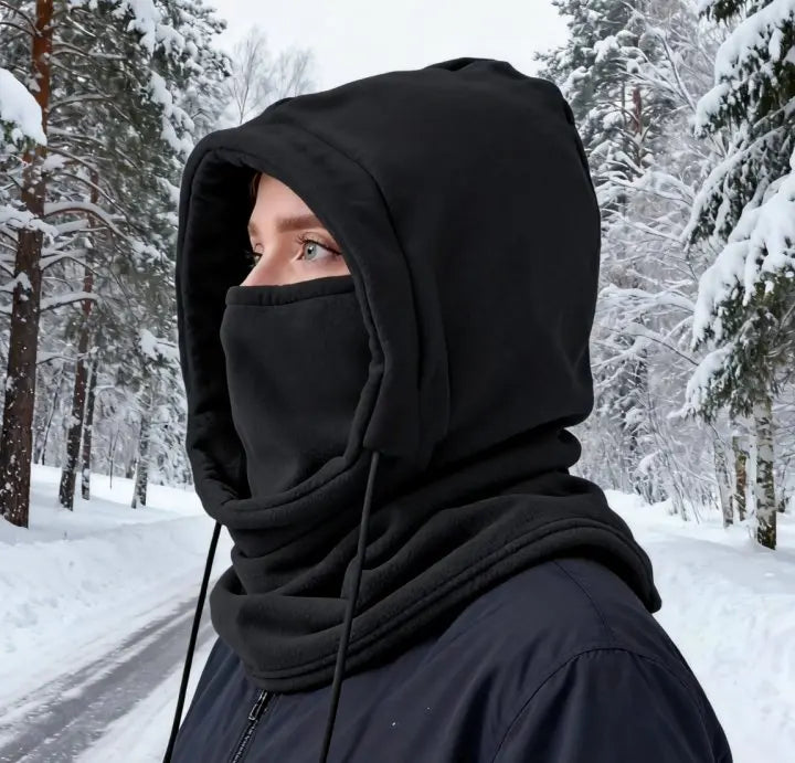 Winter Knit Balaclava Hood