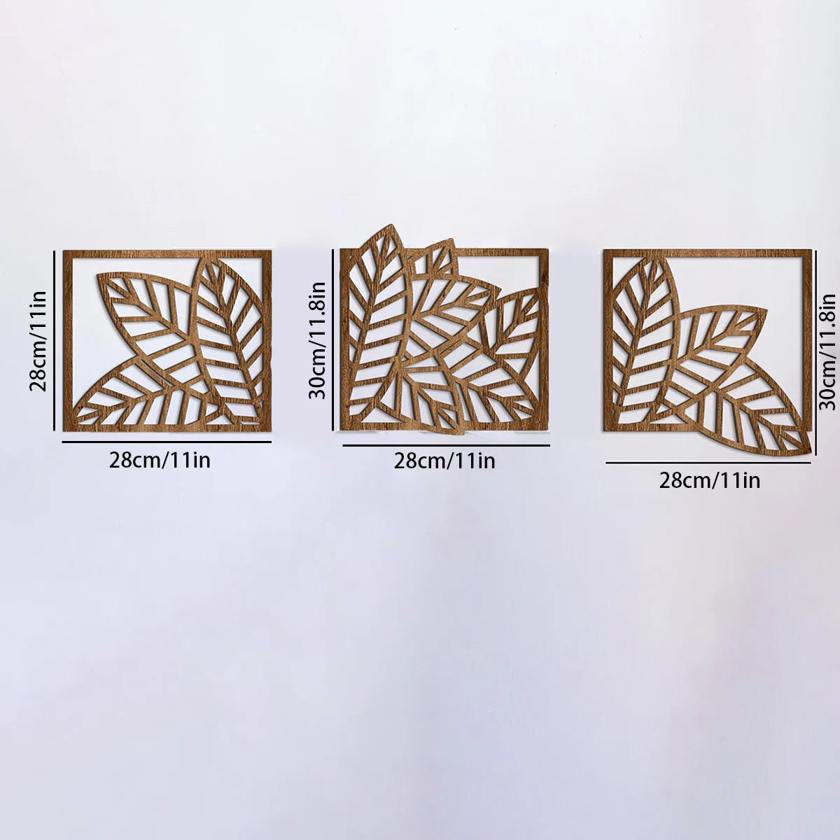 Wooden Palm Leaf Wall Decor
