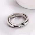 Stainless Steel Rotating Couple Spinner Rings