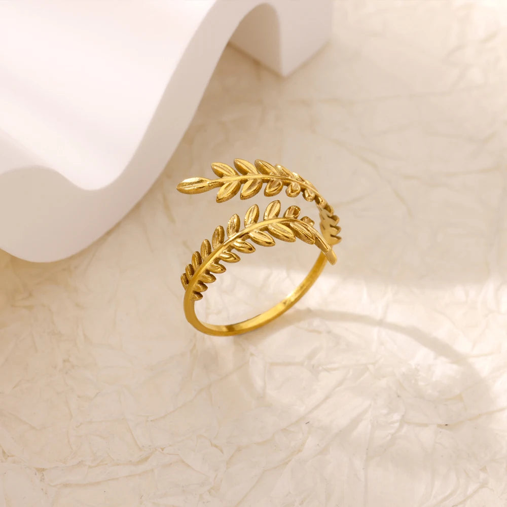 Evil Eye Gold Zircon Adjustable Ring