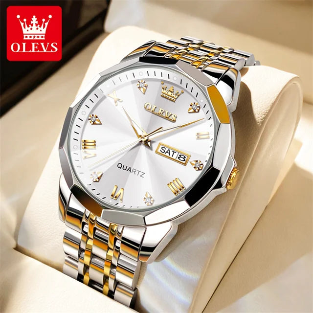 OLEVS 9931 Luxury Couple Quartz Watches