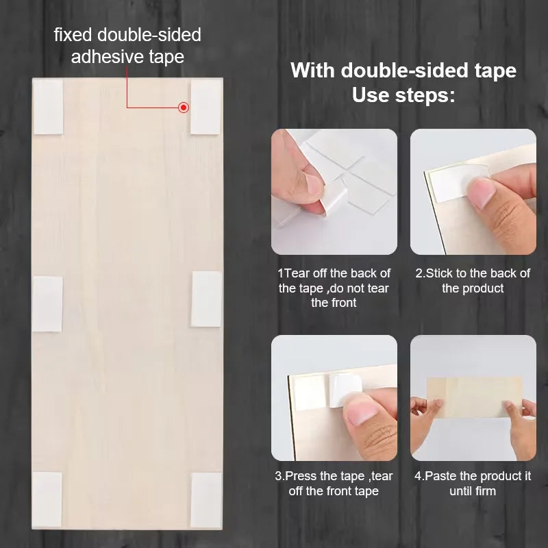 3-Piece Wooden Wall Decoration
