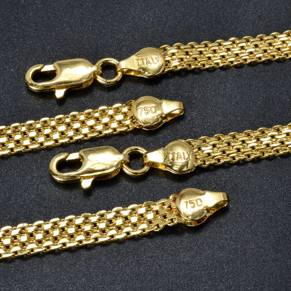 Textured Link Chain Necklace