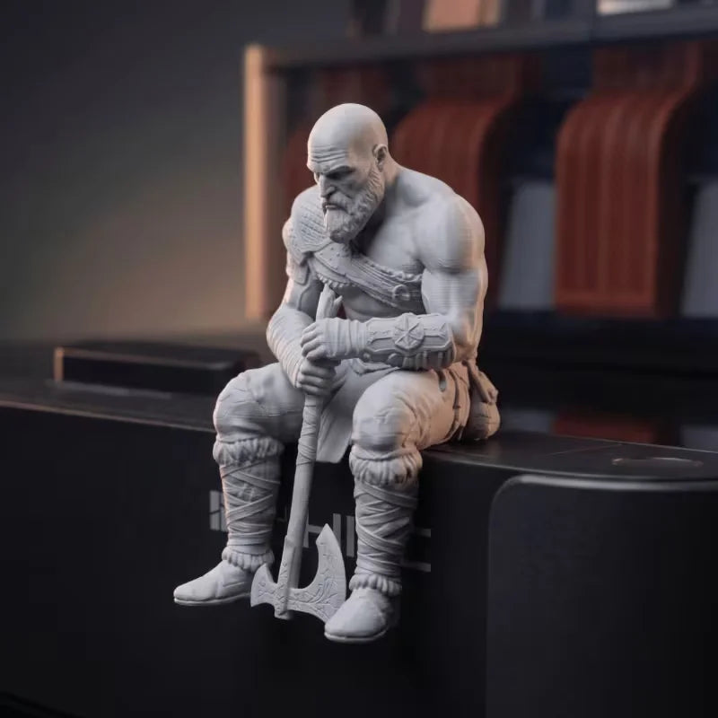 Axe-Holding Warrior Figurine