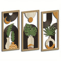 Boho Leaf Wooden Wall Hangings