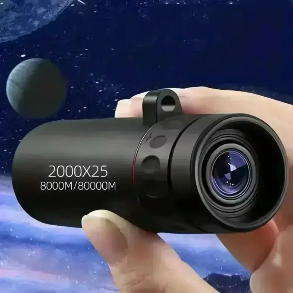 8X HD Monocular Telescope with Phone Holder