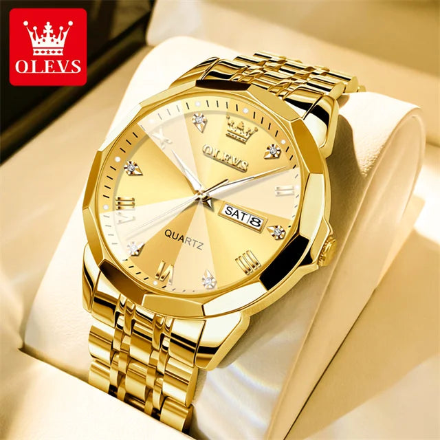 OLEVS 9931 Luxury Couple Quartz Watches