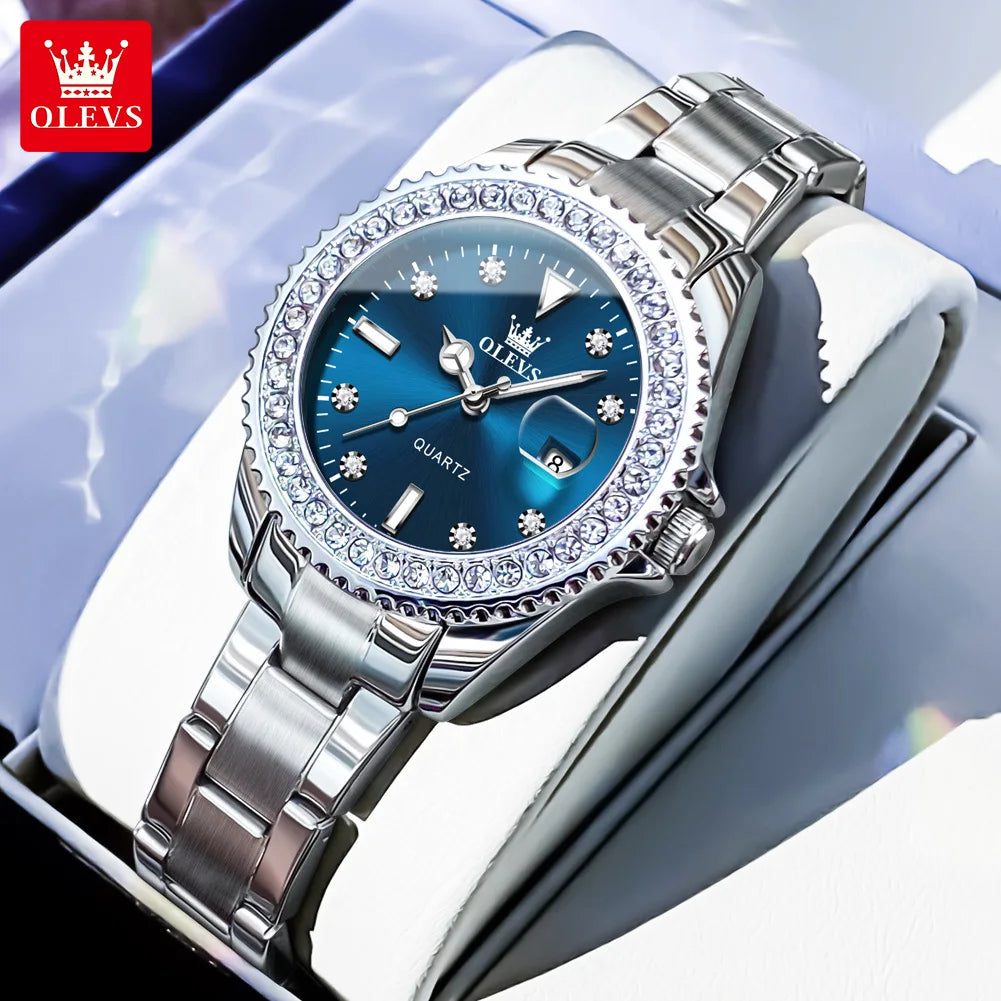 OLEVS Women’s Elegant Quartz Watch Gift Set