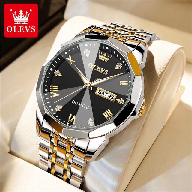 OLEVS 9931 Luxury Couple Quartz Watches