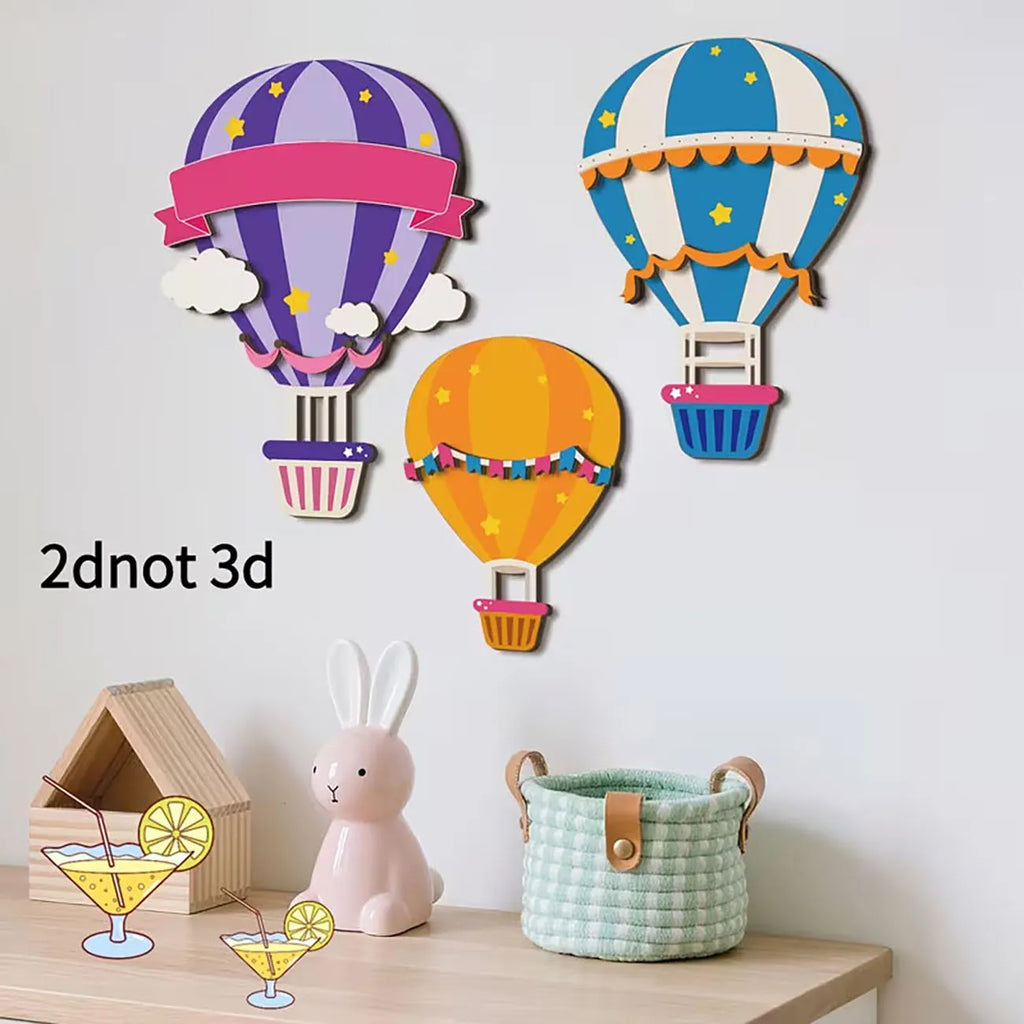 3-Piece Wooden Wall Decoration