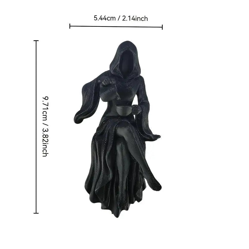 Sitting Reaper Figurine