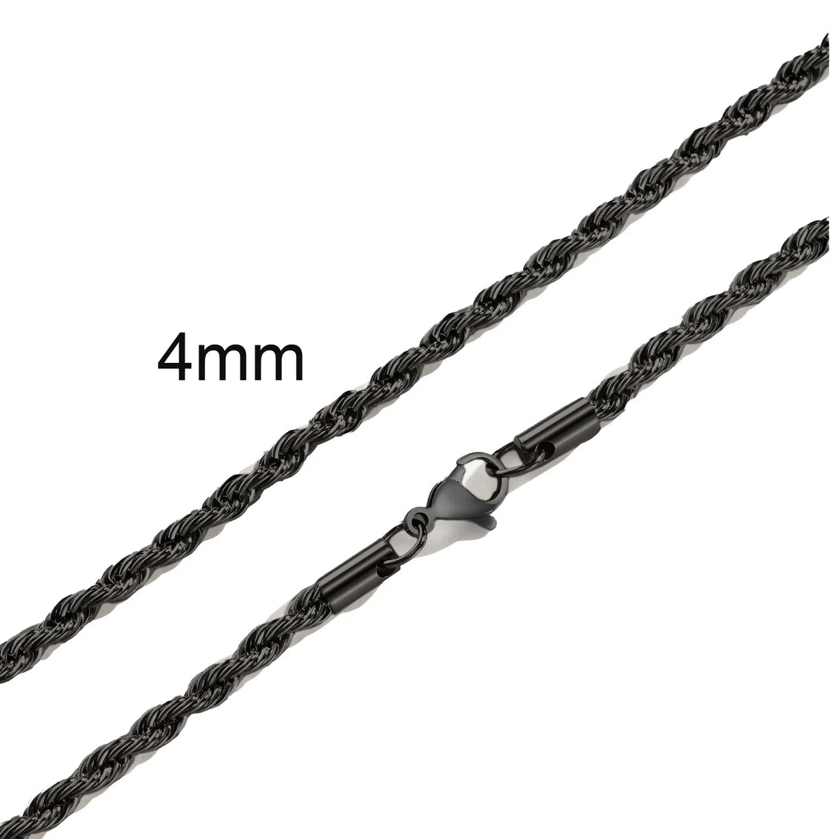 Punk Vintage Gold Rope Chain Necklace