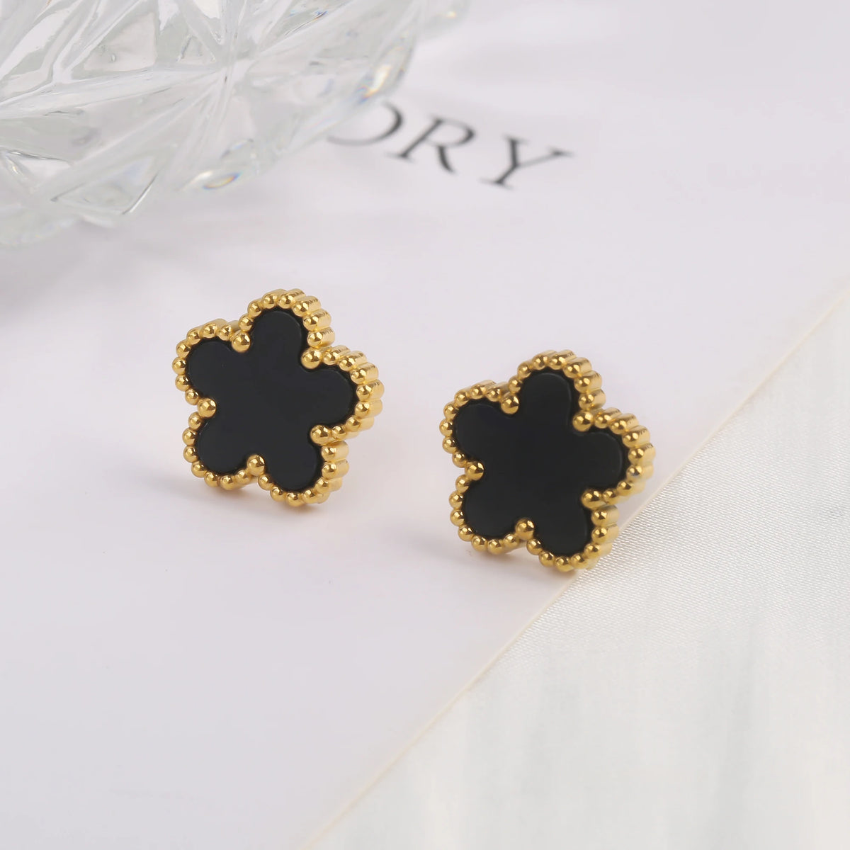 Clover Flower Adjustable Stainless Steel Bracelet