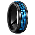 Men’s Titanium Steel Gear Spinner Ring
